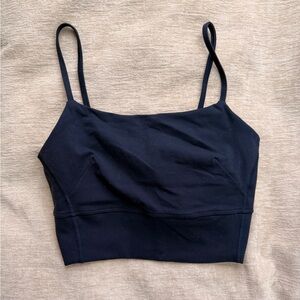 Lululemon wunder train longline strappy bra - navy